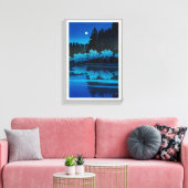 井之頭公園の月月の井の頭公園、河瀬蓮井 キャンバスプリント (インサイチュ (リビング))