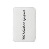 井戸こんにちはそこに、豪華なバス・マット バスマット (正面縦)