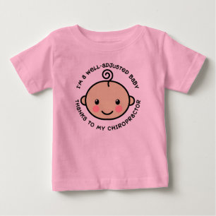 井戸によって調節されるベビーのカイロプラクティックのワイシャツ ベビーTシャツ