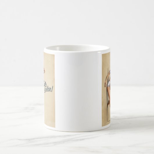 井戸のこんにちは船員 コーヒーマグカップ (中央)