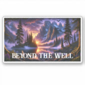 井戸のシール越しに シール (正面)