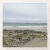 井戸のビーチのメインのコースター ガラスコースター (正面)