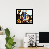 井戸のヘビ – アフリカのフォーク物語 ポスター (ホームオフィス)