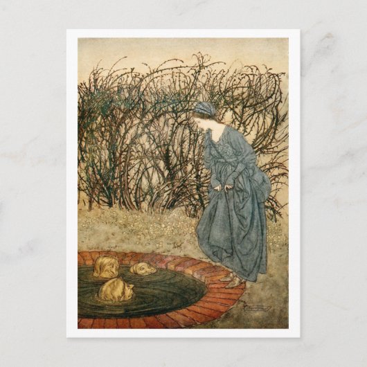 井戸の三つの頭 ポストカード (正面)