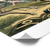 井戸の公爵が決めたウォータールーの戦い ポスター (角)