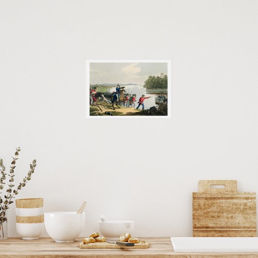 井戸の公爵が決めたウォータールーの戦い ポスター (キッチン)