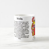 井戸の家紋のマグ コーヒーマグカップ (中央)