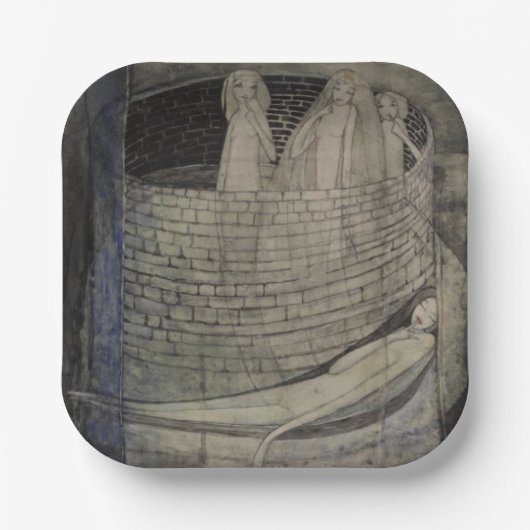 井戸の底に真理がある ペーパープレート (正面)