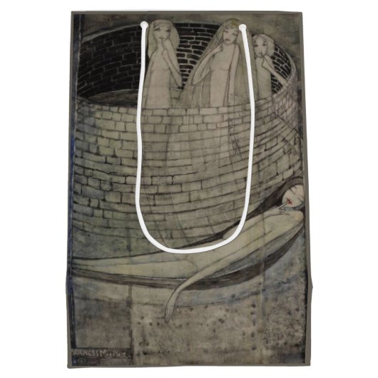 井戸の底に真理がある ミディアムペーパーバッグ (裏面)