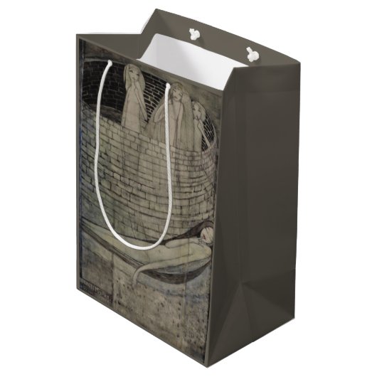 井戸の底に真理がある ミディアムペーパーバッグ (裏面アングル)