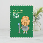 井戸の-人の漫画の緑をすぐに得て下さい カード (スタンド正面)