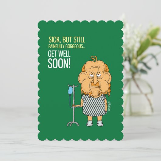 井戸の-人の漫画の緑をすぐに得て下さい カード (スタンド正面)