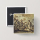 井戸のEliezerそしてレベッカ 缶バッジ (正面&裏面)