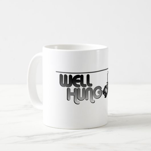 井戸は楕円形のマグをつるしました コーヒーマグカップ (正面左)