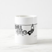 井戸は楕円形のマグをつるしました コーヒーマグカップ (中央)