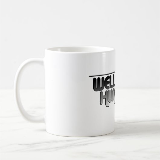 井戸は楕円形のマグをつるしました コーヒーマグカップ (左)