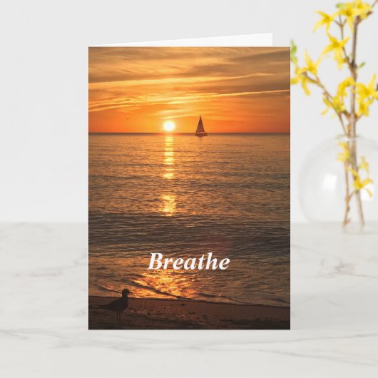 井戸を呼吸しますカードを得て下さい カード (黄色い花)