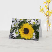 井戸を、すぐに得て下さい! カード (黄色い花)