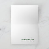 井戸を、頭脳すぐに得て下さい カード (内部)