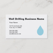 井戸掘削 名刺 (正面)