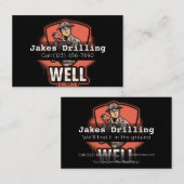 井戸掘広告り会社 名刺 (正面/裏面)