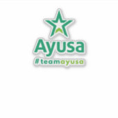 亜優紗 シール (正面)