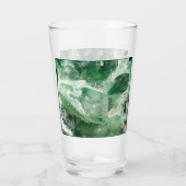 亜塩素酸塩石英岩結晶クラスター タンブラーグラス (裏面)