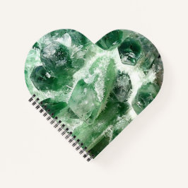 亜塩素酸塩石英岩結晶クラスター ノートブック