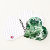 亜塩素酸塩石英岩結晶クラスター ノートブック (内部)