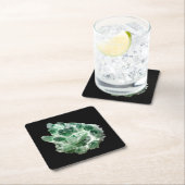 亜塩素酸塩石英結晶紙コースター スクエアペーパーコースター (インサイチュ)