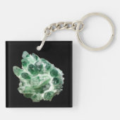 亜塩素酸塩石英結晶 キーホルダー (裏面)