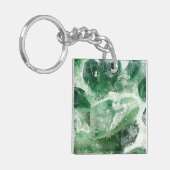 亜塩素酸塩石英結晶 キーホルダー (正面左)