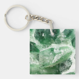 亜塩素酸塩石英結晶 キーホルダー