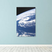 亜熱帯低気圧 キャンバスプリント (インサイチュ (ウッドフロア))