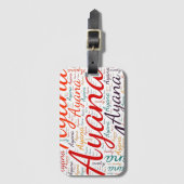 亜矢奈 ラゲッジタグ (正面縦)