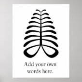 亜耶 |耐久と独立のシンボル ポスター (正面)