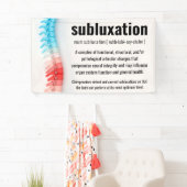亜脱臼の定義カイロプラクティック 横断幕 (インサイチュ)