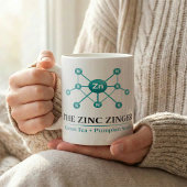 亜鉛サイエンス・ユーモア・グリーンティーのレシピ コーヒーマグカップ