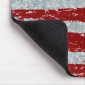 亜鉛メッキされた金属の外観とフラグ マウスパッド (コーナー)