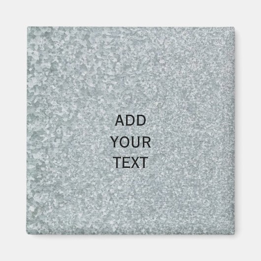 亜鉛メッキされた金属の外観 マグネット (正面)