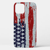 亜鉛メッキ金属の外観と旗 Case-Mate iPhoneケース (裏面)