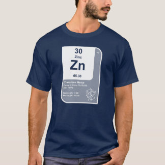 亜鉛 (Zn) Tシャツ