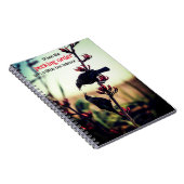 亜麻の上で戦うトゥイ鳥 ノートブック (右側)