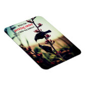 亜麻の上で戦うトゥイ鳥 マグネット (右側)