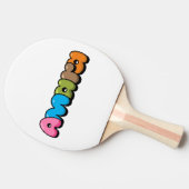 亜麻羅 卓球ラケット (横)