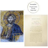 亡くなった人の祈りの言葉カード プレイスカード