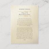 亡くなった人の祈りの言葉カード プレイスカード (裏面)