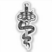 亡命ファイトクラブロゴシール シール (正面)