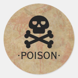 亡命幽霊のよく出るハローウィンパーティ毒 ラウンドシール