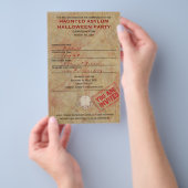 亡命幽霊のよく出るハローウィンパーティ チラシ (ハンドル)